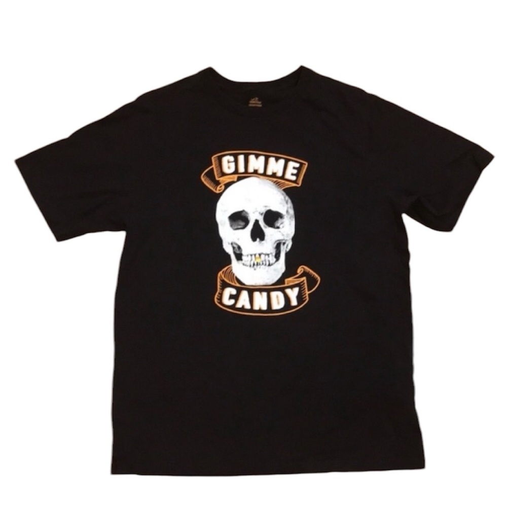 Halloween Skull Gimme Candy T-shirt Costume Mask Unisex